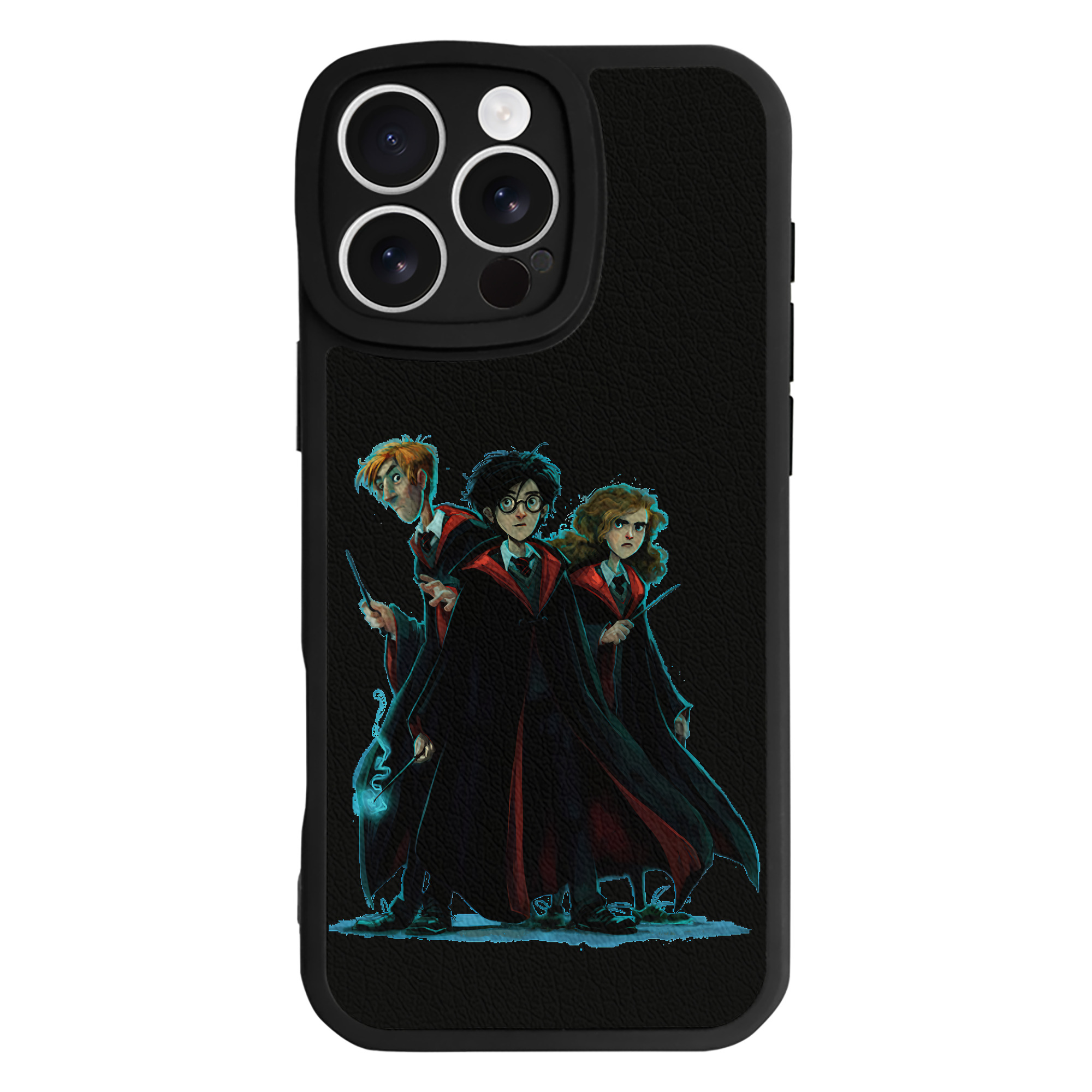 （画像用） Harry Potter ハリー・ポッターシリーズ 【iPhone 16シリーズ対応】シリコンスマホケース（レザー調） 材質：シリコン